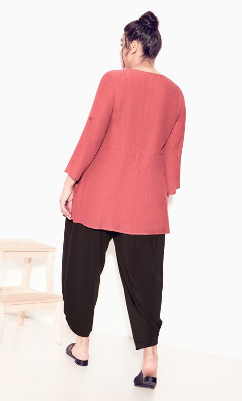 Evans Pink Izzy Layer Plain Tunic 5