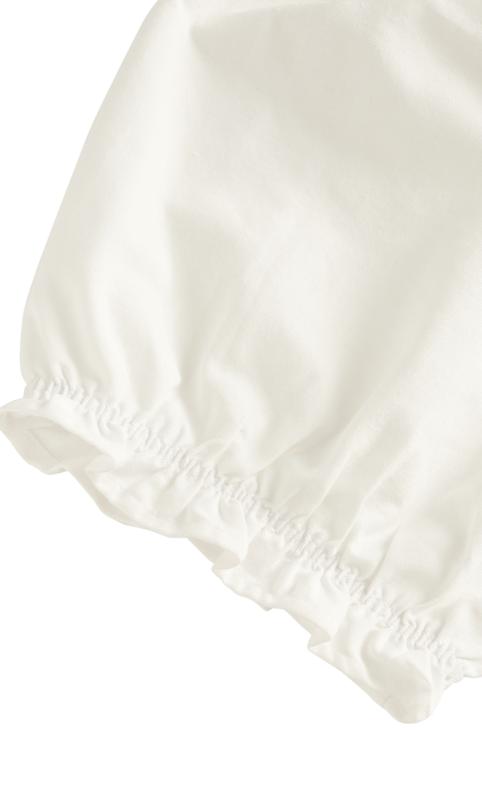 Puff Sleeve White Maxi Dress 6