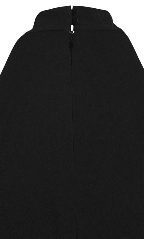 Class Halter Black Drape Detail Jumpsuit 6