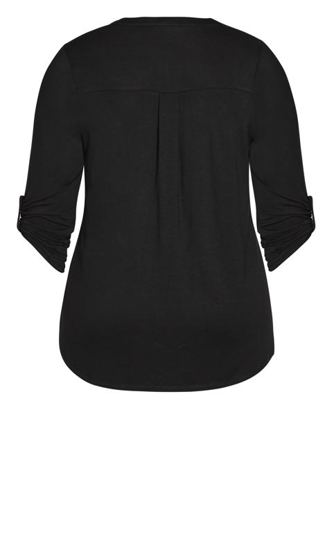 Jersey Plain Black Shirt 3