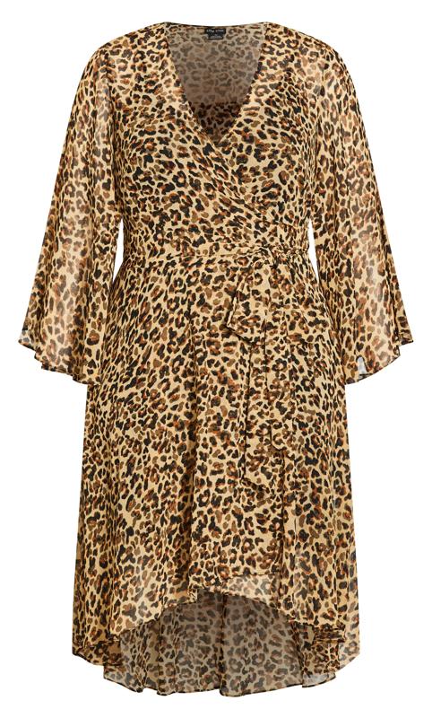 Leopard Print Wrap Dress 4