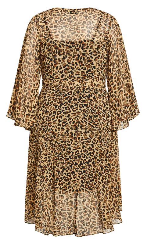Leopard Print Wrap Dress 5