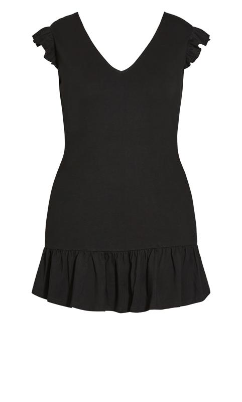 Evans Black In Ruffle Dress 4