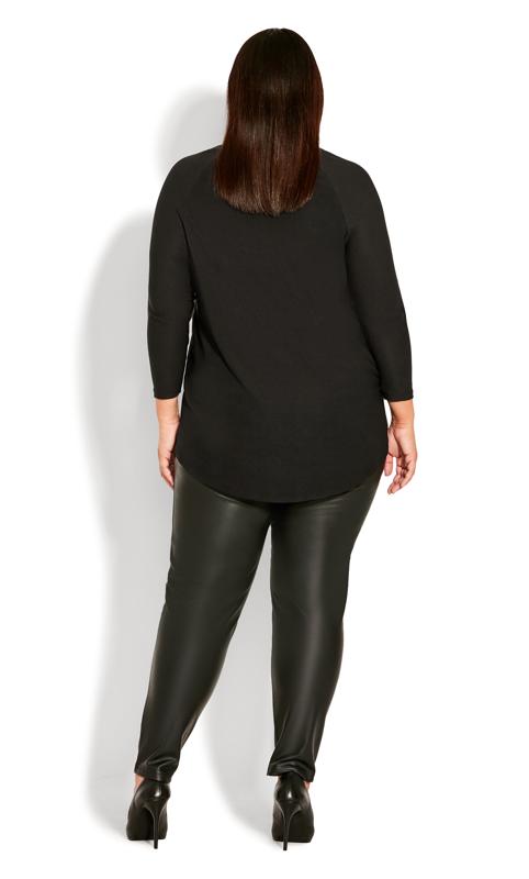 Evans Black Long Sleeve Top 5