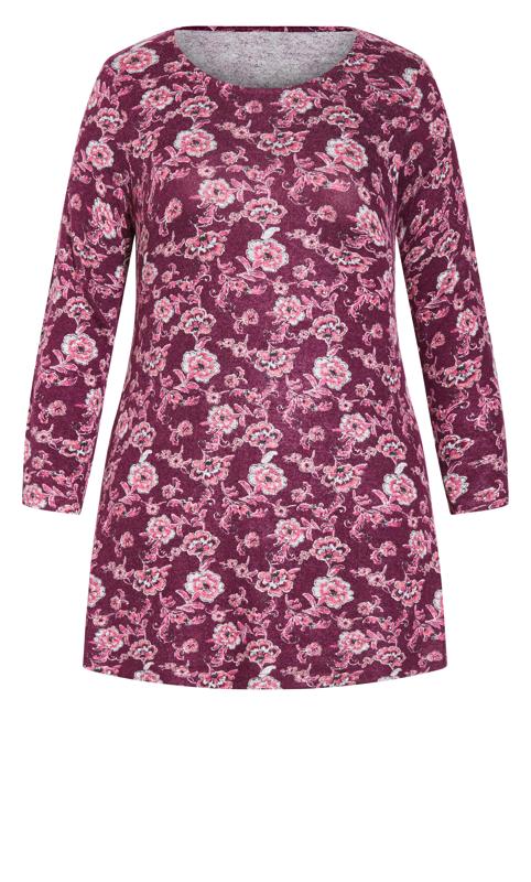 Floral Red Tunic 6