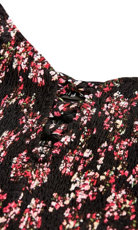 Sorrento Floral Black Maxi Dress 3