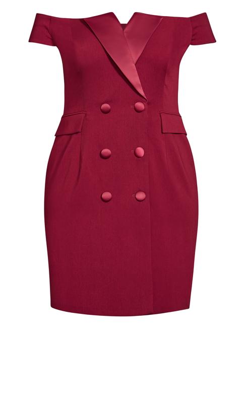 Tux Ruby Red Mini Dress 4