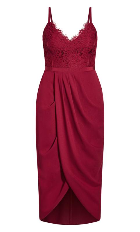 Lace Touch Ruby Dress 4