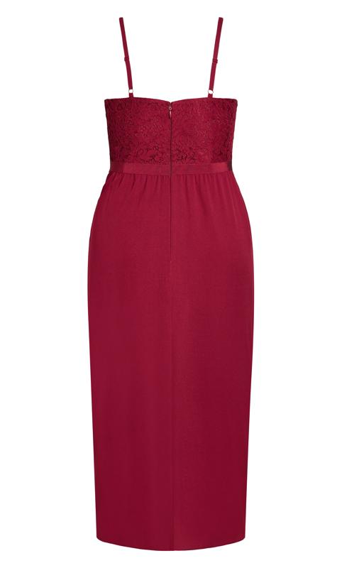 Lace Touch Ruby Dress 5
