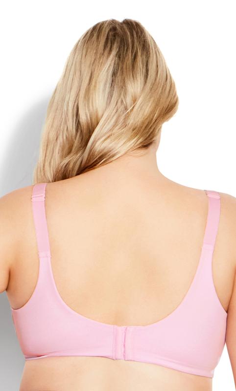 Fashion Pink Back Smoother Bra 2