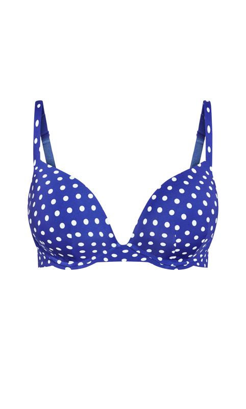 Buy Pour Moi Blue Padded Romance Moulded Plunge Push Up Bra from Next  Ireland