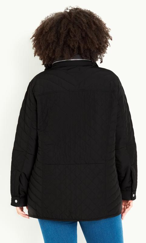 Lightweight Black Quilted Jacket 7
