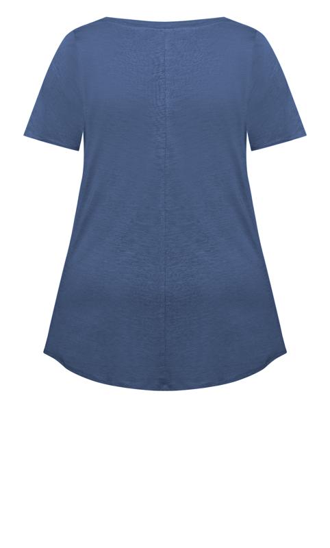 Evans Blue Stud Detail T-Shirt 6
