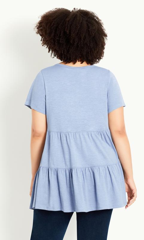 Lexi Blue Tiered Top 2