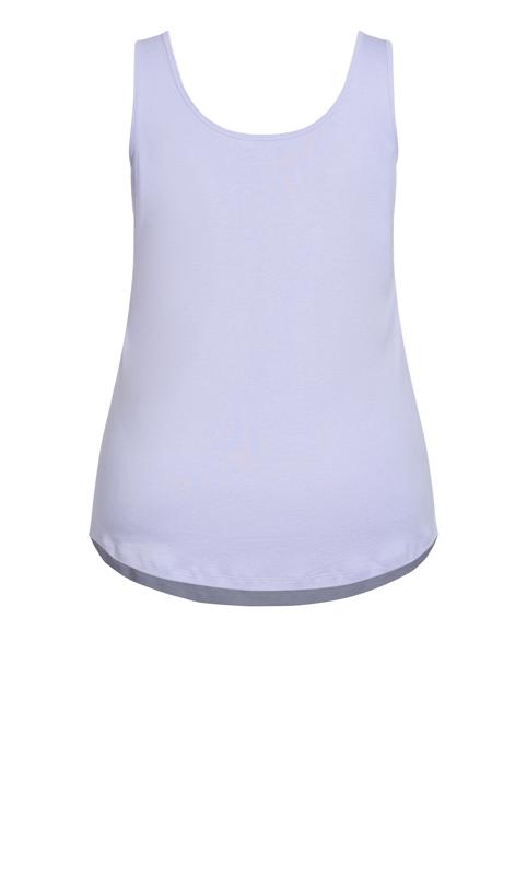 Evans Lilac Purple Essential Vest Top 5