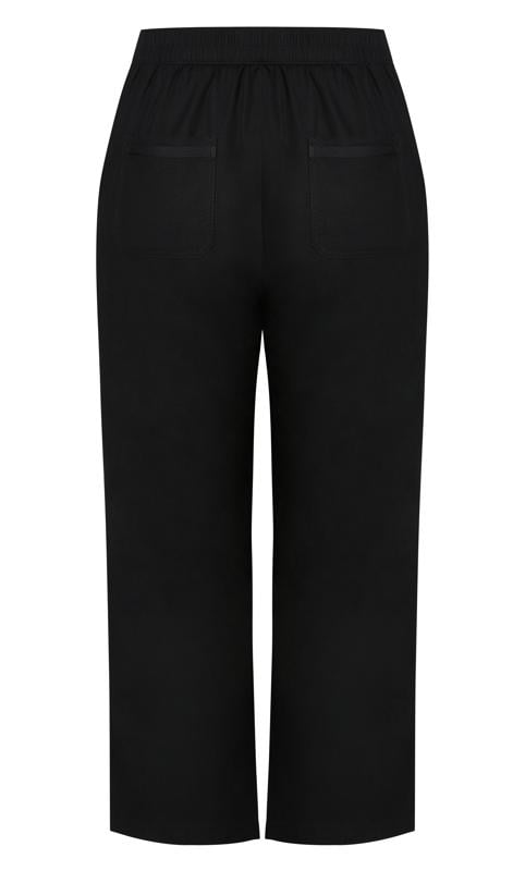 Black Linen Viscose Trouser 4