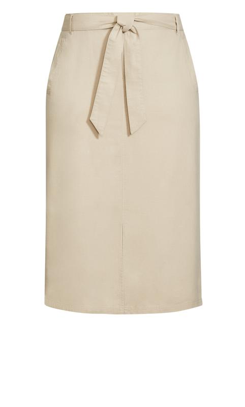 Linen Blend Stone Skirt 3
