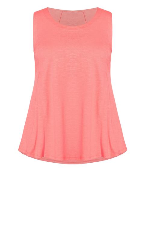 Coral Fit N Flare Tank 6