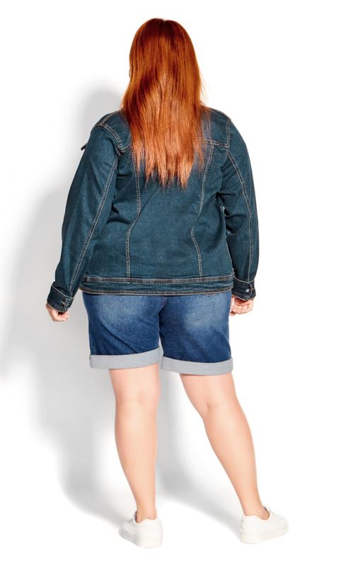 Midwash Cropped Denim Jacket, Womens Jackets