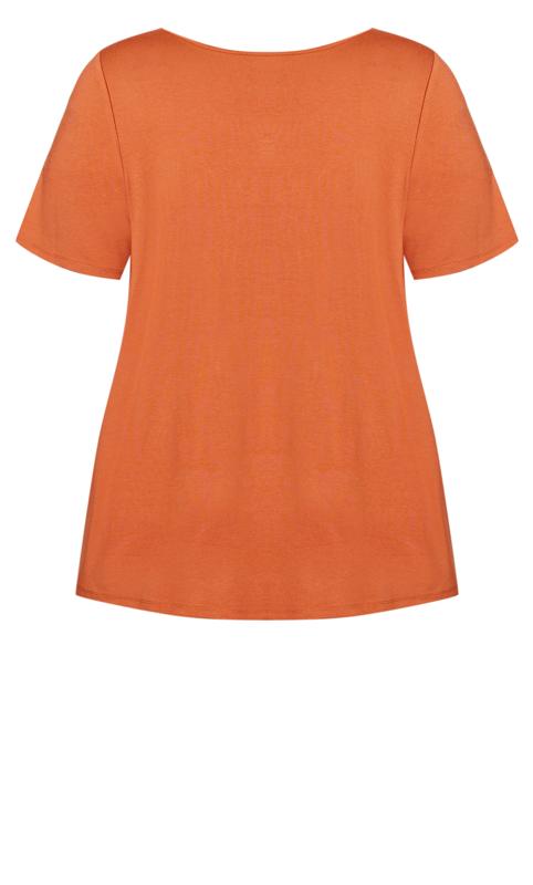 Knit Pleated Terracotta Top 6