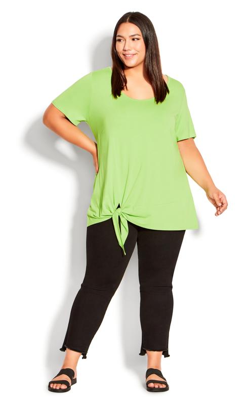Wildside Lime Green Top 1