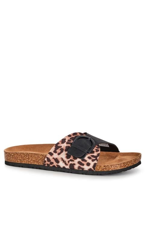 Avery Animal Print Wide Fit Slide 1