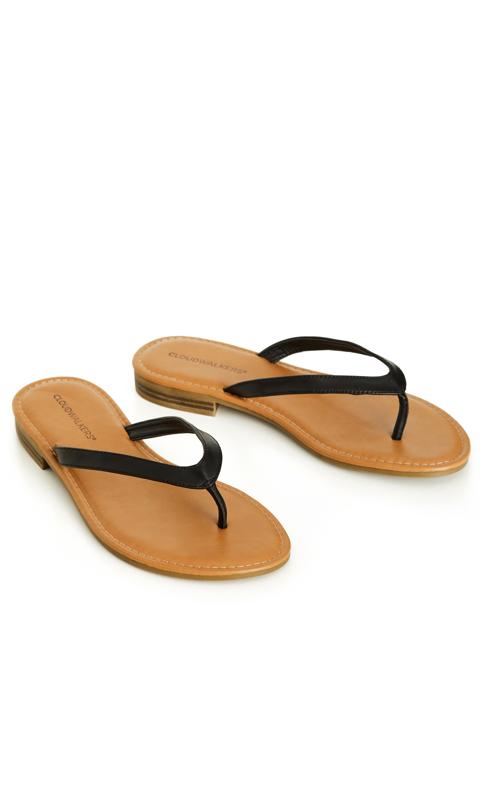 Sheryl Black Wide Fit Sandal 6