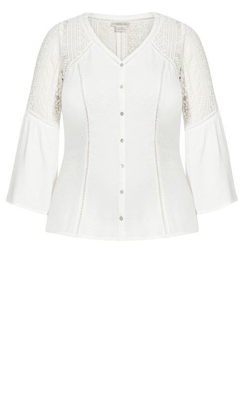 Sweet Dream Ivory Embroidered Top 5