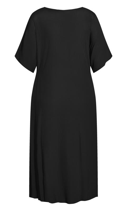 Evans Black Tiered Maxi Dress 4