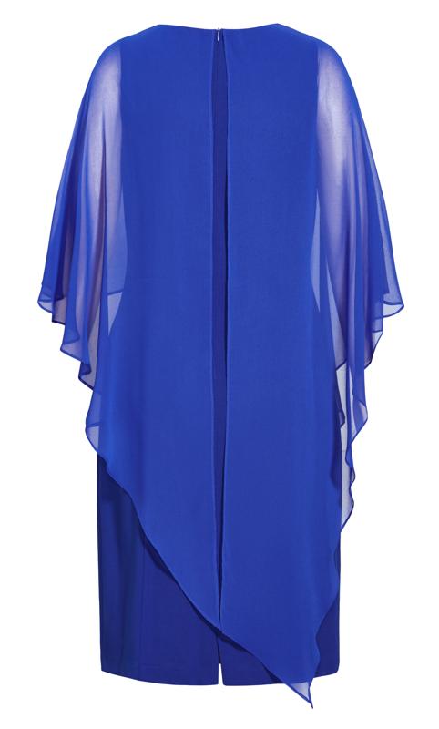 Ellis Overlay Cobalt Dress 6