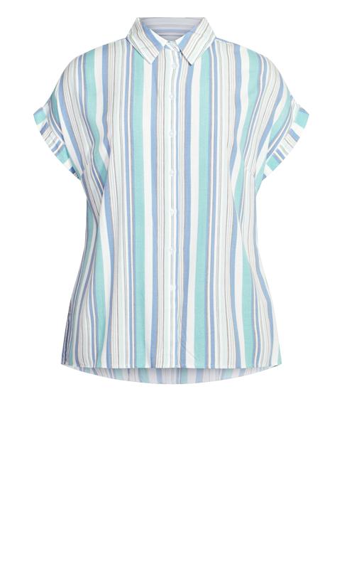 Evans Blue Bowling Stripe Shirt 5