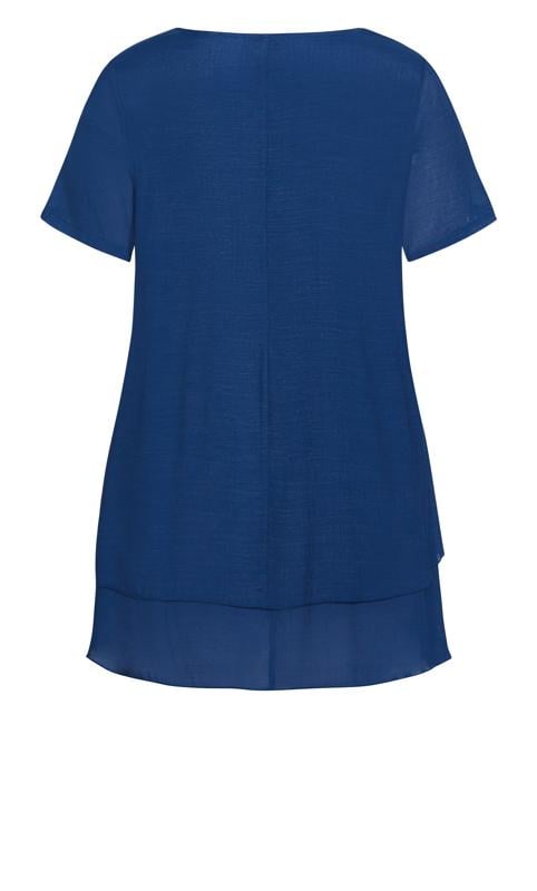 Evans Navy Marion Caged Tunic 6