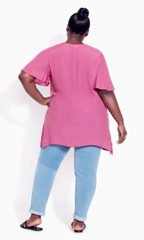 Mylah Orchid Flutter Sleeve Layer Tunic 4