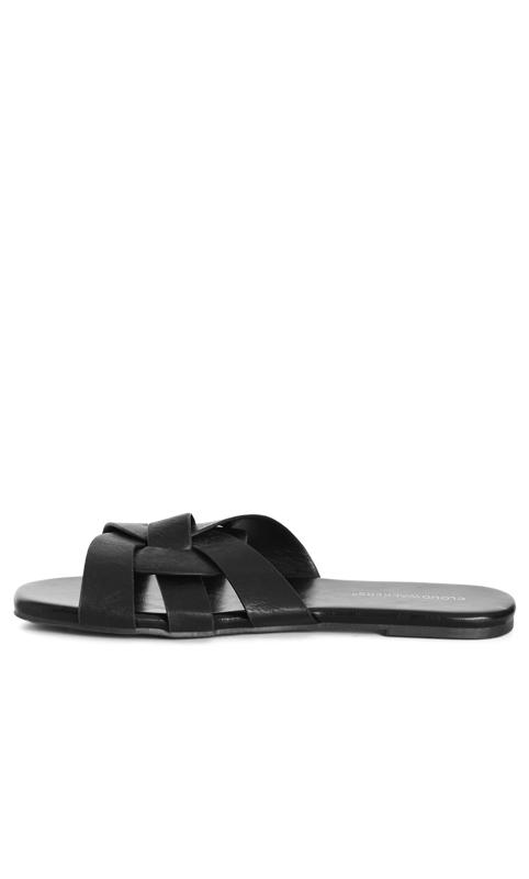Bex Cross-Over Faux Leather Slide 5