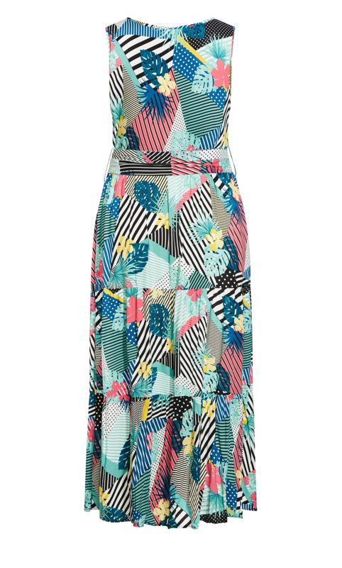 Evans Blue Seashore Maxi Dress 4