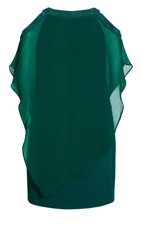 Alana Emerald Beaded Dress 7