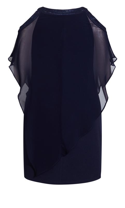 Alana Navy Beaded Dress 7
