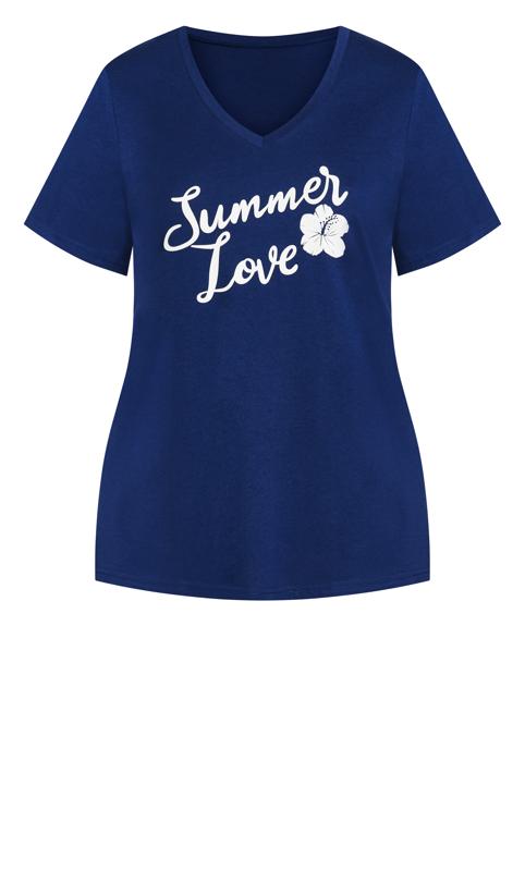 Summer Love Royal Blue Sleep Top 4