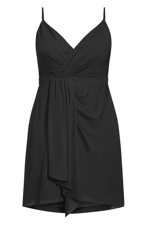 Delectable Black Pleat Detail Dress 4
