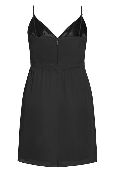 Delectable Black Pleat Detail Dress 5