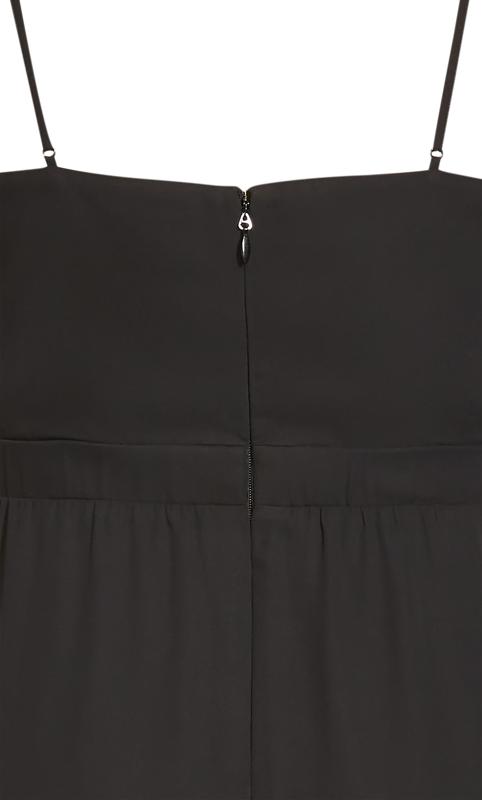 Delectable Black Pleat Detail Dress 6