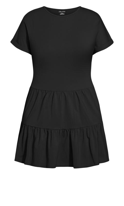 Evans Black Jersey Dress 4