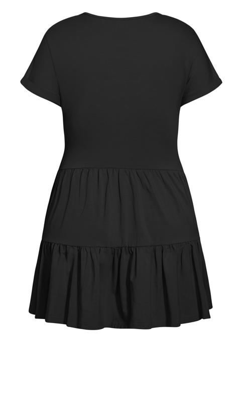 Evans Black Jersey Dress 5