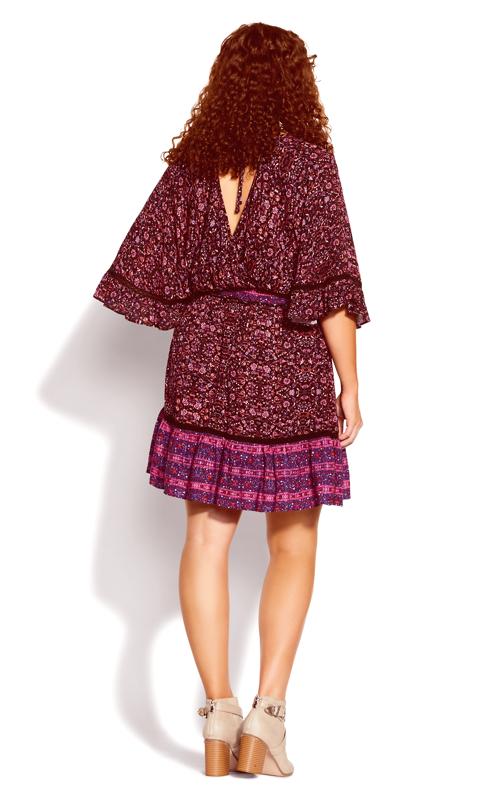 Marigold Purple Mini Dress 3