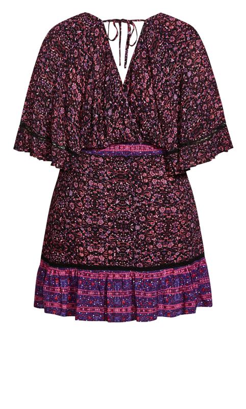 Marigold Purple Mini Dress 5