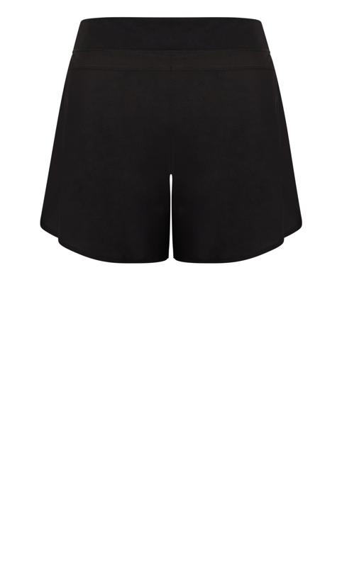 Active Black Relaxed Short 7