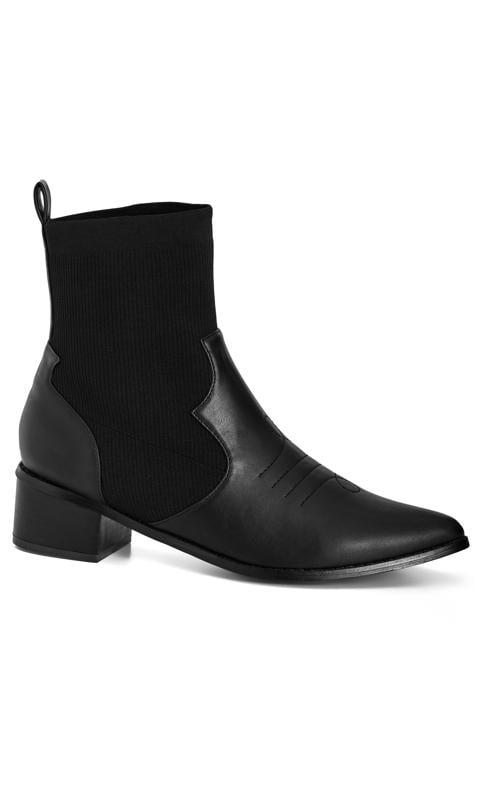 Kylie Black Ankle Boot 1