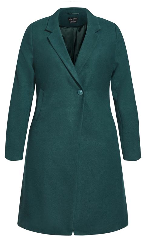 Effortless Chic Emerald Green Coat 5