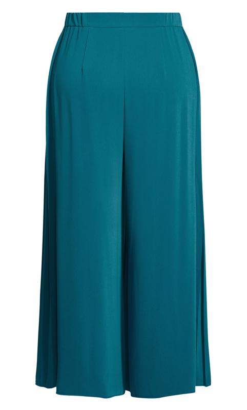 Avalina Teal Wide Leg Trousers 6
