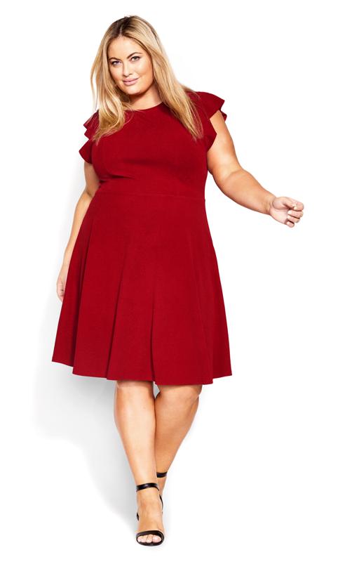 Skylar True Red Dress 3